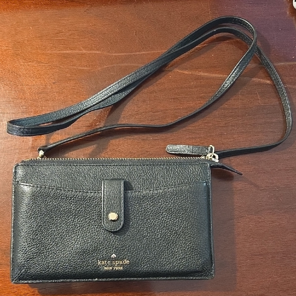 Kate Spade Black Leather Crossbody